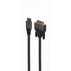 Gembird CC-HDMI-DVI-4K-6 adaptador de cable de vídeo 1,8 m HDMI tipo A (Estándar) Negro