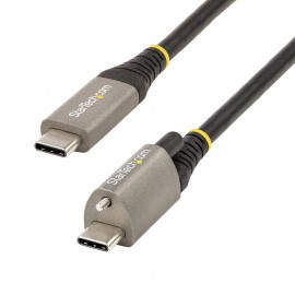 StarTech.com Cable de 50cm USB-C con Tornillo Superior de Fijación -10Gbps