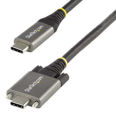 StarTech.com Cable 50cm USB-C con Tornillos Laterales de Fijación - 10Gbp