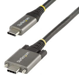 StarTech.com Cable de 1m USB-C con Tornillos Laterales de Fijación - 10Gbps