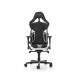 DXRacer RACING PRO R131-NW Silla para videojuegos de PC Negro, Blanco - gc-r131-nw-v2