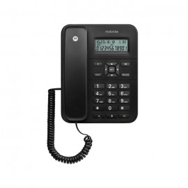 Motorola CT202 Teléfono analógico Identificador de llamadas Negro - 107CT202BLACK