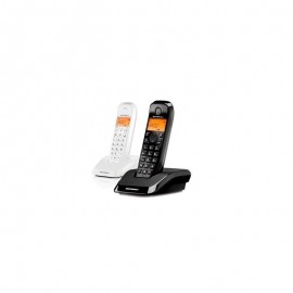 Motorola S12 Duo Teléfono DECT Identificador de llamadas Negro, Blanco - 107S1202WHITEBLACK