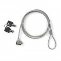Nedis NBLKK1002ME cable antirrobo Plata