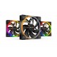 be quiet! Light Wings | 140mm PWM Triple Pack Carcasa del ordenador Ventilador 14 cm Negro 1 pieza(s) - BL078
