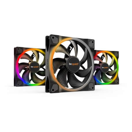 be quiet! Light Wings | 140mm PWM Triple Pack Carcasa del ordenador Ventilador 14 cm Negro 1 pieza(s) - BL078