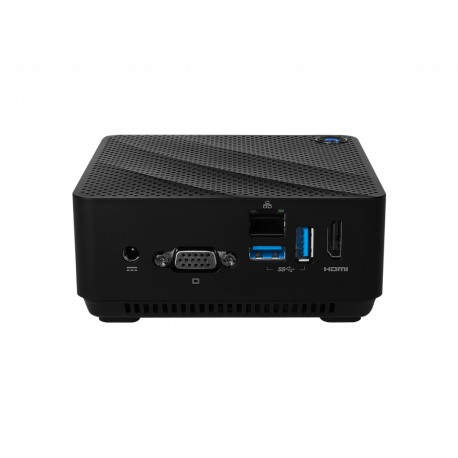 MSI CUBI N JSL-001BEU PC/estación de trabajo barebone 0,45 l tamaño PC Negro Intel® SoC N6000 1,1 GHz - 936-B0A111-001