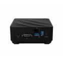 MSI CUBI N JSL-001BEU PC/estación de trabajo barebone 0,45 l tamaño PC Negro Intel® SoC N6000 1,1 GHz - 936-B0A111-001