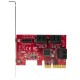 StarTech.com Tarjeta PCIe SATA - Tarjeta Controladora PCI Express de 6 Puertos SATA