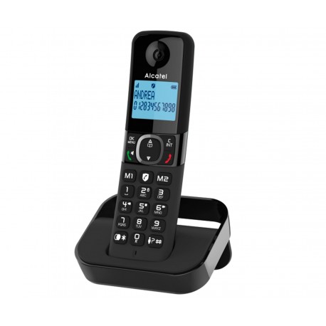 Alcatel F860 Teléfono DECT/analógico Identificador de llamadas Negro - atl1423396