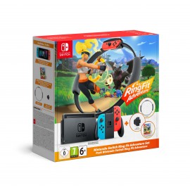 Nintendo Switch HW + Ring Fit Adventure (Limited) videoconsola portátil Negro, Azul, Rojo 15,8 cm (6.2'') 32 GB Wifi - 10005337