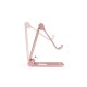 TooQ Soporte de sobremesa ajustable para teléfono / tablet hasta 10”, Rosa Velvet - PH-KEOPS-OCASO