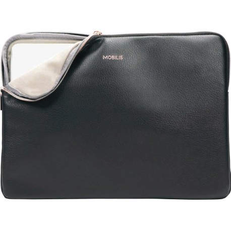 Mobilis Pure maletines para portátil 35,6 cm (14'') Funda Negro, Oro rosa - 056002