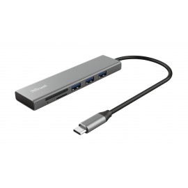 Trust Halyx USB 3.2 Gen 1 (3.1 Gen 1) Type-C 104 Mbit/s Aluminio - 24191