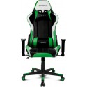 DRIFT DR175 Silla para videojuegos universal Asiento acolchado Negro, Verde, Blanco