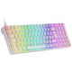 Mars Gaming MKULTRA Teclado Mecánico Blanco RGB Compacto 96% Switch Outemu SQ Marrón Español - MKULTRAWBRES