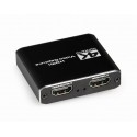 Gembird UHG-4K2-01 Adaptador gráfico USB Negro