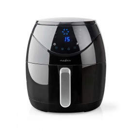 Nedis KAAF250EBK freidora Sencillo 6,5 L Independiente 1800 W Freidora de aire caliente Negro