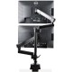 StarTech.com ARMDUALPIVOT soporte para monitor 81,3 cm (32'') Abrazadera Negro