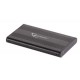 Gembird EE2-U2S-5 Disco duro portátil 2.5'' Negro recinto de almacenaje