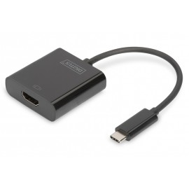 ASSMANN Electronic DA-70852 nodo concentrador USB 3.0 (3.1 Gen 1) Type-C Negro