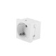 Lanberg AC-4545-F-W toma de corriente Tipo F Blanco