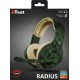 Trust GXT 411C Radius Auriculares Alámbrico Diadema Juego Beige, Negro, Verde - 24359