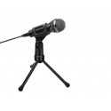 Equip 245341 micrófono Negro Micrófono de superficie para mesa