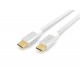 Equip 128355 cable USB 0,5 m USB 3.2 Gen 2 (3.1 Gen 2) USB C Plata, Blanco