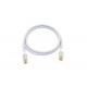Equip 128355 cable USB 0,5 m USB 3.2 Gen 2 (3.1 Gen 2) USB C Plata, Blanco