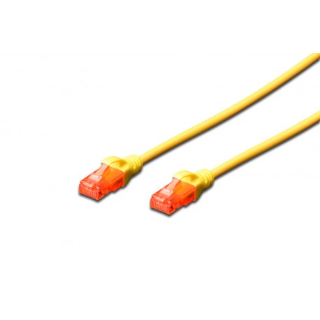 Digitus DK-1617-050/Y cable de red 5 m Cat6 U/UTP (UTP) Amarillo