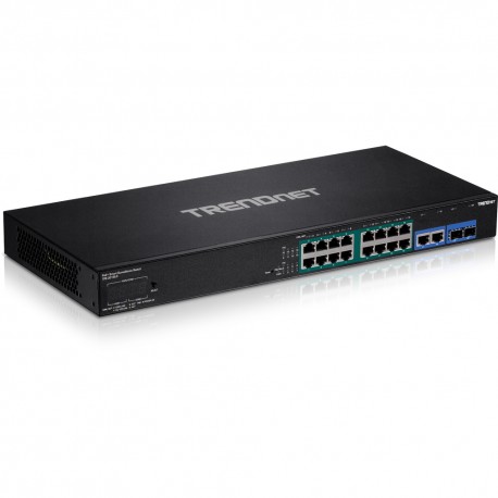 Trendnet TPE-3018LS switch Gestionado Gigabit Ethernet (10/100/1000) Energía sobre Ethernet (PoE) 1U Negro