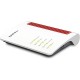 AVM FRITZ!Box 7530 AX router inalámbrico Gigabit Ethernet Doble banda (2,4 GHz / 5 GHz) Rojo, Blanco - 20002944