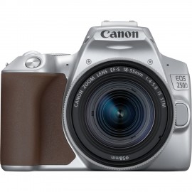 Canon EOS 250D + EF-S 18-55mm f/4-5.6 IS STM Juego de cámara SLR 24,1 MP CMOS 6000 x 4000 Pixeles Plata - 3461C001AA