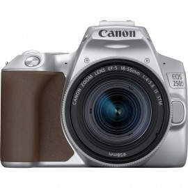 Canon EOS 250D + EF-S 18-55mm f/4-5.6 IS STM Juego de cámara SLR 24,1 MP CMOS 6000 x 4000 Pixeles Plata - 3461C001AA