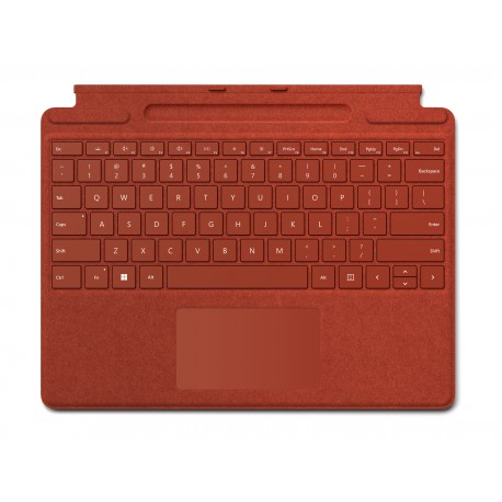 Microsoft Surface Pro Signature Keyboard Rojo Microsoft Cover port QWERTY Español - 8XB-00032