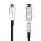 AISENS Cable HDMI V2.0 AOC Desmontable Premium Alta Velocidad / HEC 4k@60Hz 4:4:4 18Gbps, A/M-D/A/M, Negro, 15m - A148-0510