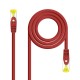 Nanocable Cable Red Latiguillo RJ45 LSZH CAT.6A SFTP AWG26, Rojo, 25 cm - 10.20.1900-L25-R