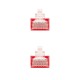 Nanocable Cable Red Latiguillo RJ45 CAT.6 UTP AWG24, Rojo, 25 cm - 10.20.0400-L25-R