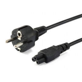 Equip 112151 cable de transmisión Negro 3 m Enchufe tipo F C5 acoplador