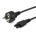 Equip 112151 cable de transmisión Negro 3 m Enchufe tipo F C5 acoplador