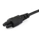 Equip 112151 cable de transmisión Negro 3 m Enchufe tipo F C5 acoplador