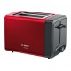Bosch TAT4P424DE tostadora 2 rebanada(s) 970 W Negro, Rojo