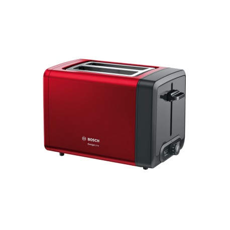 Bosch TAT4P424DE tostadora 2 rebanada(s) 970 W Negro, Rojo