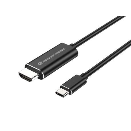 Conceptronic ABBY04B adaptador de cable de vídeo 2 m USB Tipo C HDMI