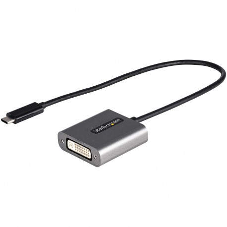 StarTech.com CDP2DVIEC Adaptador gráfico USB 1920 x 1200 Pixeles Negro, Plata