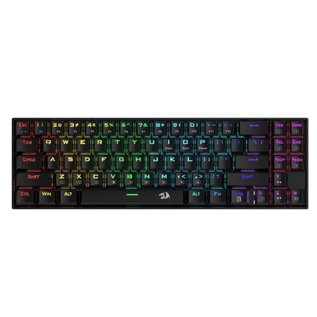 REDRAGON Deimos K599 teclado RF inalámbrica + USB QWERTY Negro - K599-KRS