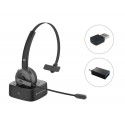 Conceptronic POLONA03BDA auricular y casco Auriculares Diadema Oficina/Centro de llamadas Bluetooth Base de carga Negro