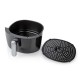 Nedis KAAF240EBK freidora Sencillo 4,6 L Independiente 1500 W Freidora de aire caliente Negro