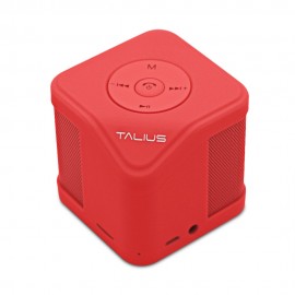 TALIUS altavoz Cube 3W Fm/Sd bluetooth red - TAL-CUBER